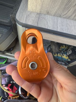 Polea de escalada petzl