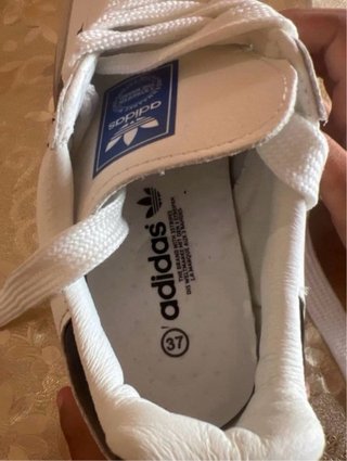 Adidas Bambas Blancas y Beige