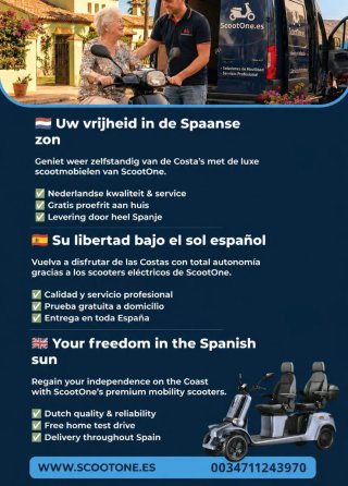 Scooter Movilidad Eléctrico 3 Ruedas