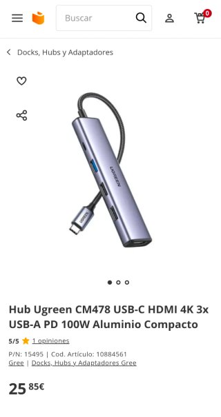 Hub USB-C 5 en 1 UGREEN CM478