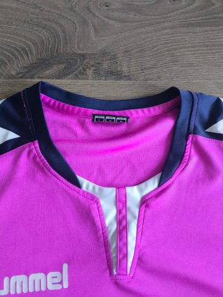 Camiseta deportiva Hummel rosa talla L
