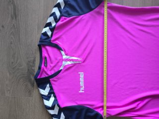 Camiseta deportiva Hummel rosa talla L