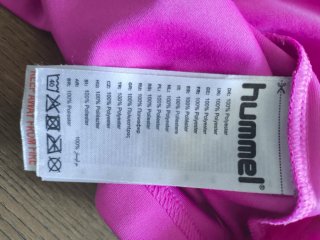 Camiseta deportiva Hummel rosa talla L