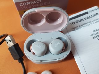 Auriculares Inalámbricos JVC Blanco y Oro Rosa