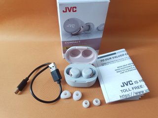 Auriculares Inalámbricos JVC Blanco y Oro Rosa