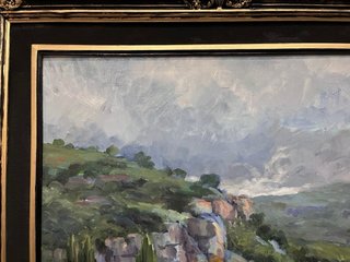Cuadro al óleo paisaje