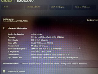 Portátil Asus Vivobook Argento e Nero