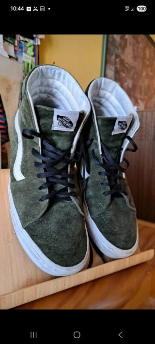 Zapatillas Vans Sk8 Hi Verde Talla 43