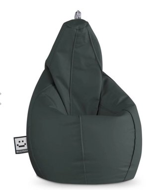 Puff Pera HAPPERS Gris Poliéster
