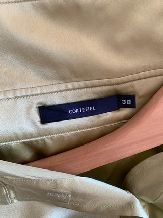 Camisa Cortefiel 100% Seda Talla 38