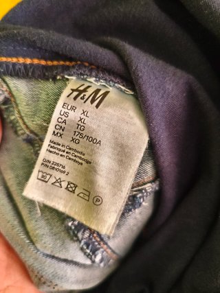 Pantalón vaquero premamá azul