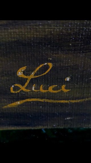 Luci Murillo 1991 Olio su Tela Antico № 106
