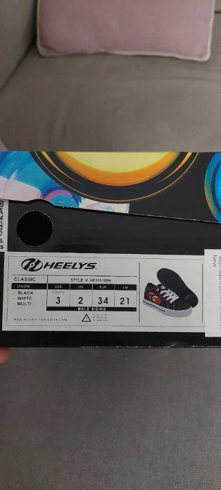 Zapatillas Heelys Negras con Ruedas