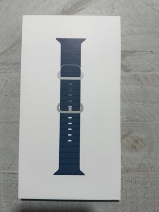 Correa Apple Watch Ocean Azul Náutico 49mm Titanio