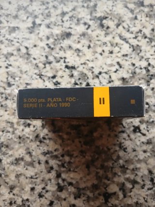 Moneda 5000 Pesetas Plata 1990 Serie II