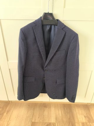 Traje Zara Azul Marino Hombre