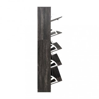 Scarpiera Salvaspazio 5 Ante Grigio Scuro 60x180cm