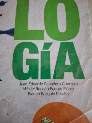 Libro de biología 2 bachillerato