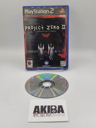 Project Zero II Crimson Butterfly PS2 PAL