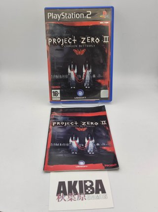 Project Zero II Crimson Butterfly PS2 PAL