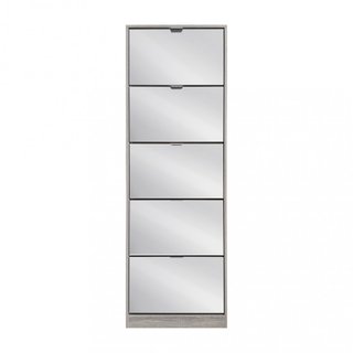 Scarpiera Specchio 5 Ante a Ribalta 60x24x180cm