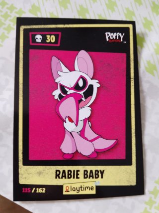 Carta Poppy Playtime Rabie Baby 115/162