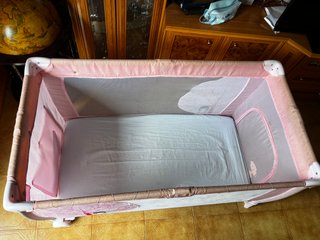 Pack Cuna Parque Asalvo + 3 Juguetes Bebé