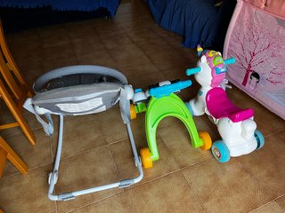 Pack Cuna Parque Asalvo + 3 Juguetes Bebé