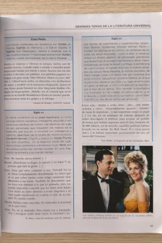 Literatura Universal, 1 Bachillerato