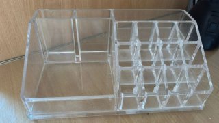 Organizador de maquillaje acrílico