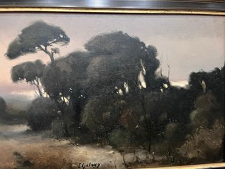 Cuadro al óleo paisaje