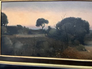 Cuadro al óleo paisaje