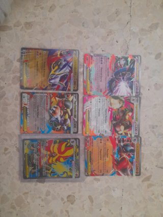 Cartas Pokémon Mega-Lucario EX, Latias EX, etc.