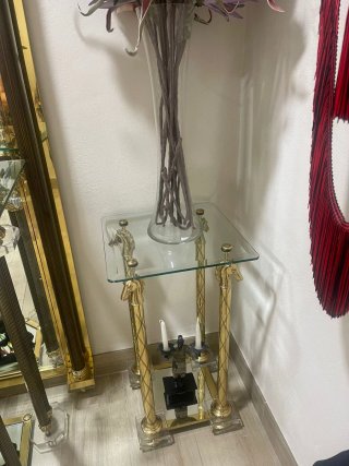 Conjunto Decorativo Clásico Dorado y Rojo