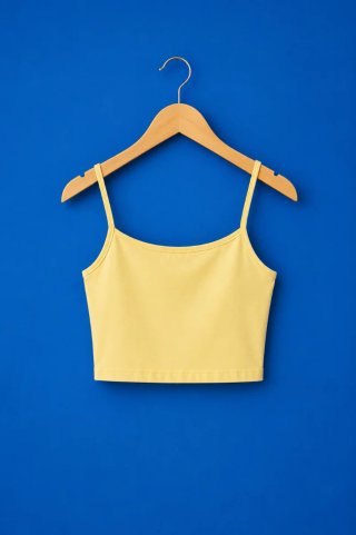 Top amarillo tirantes talla M