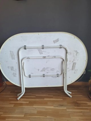 Mesa de terraza plegable