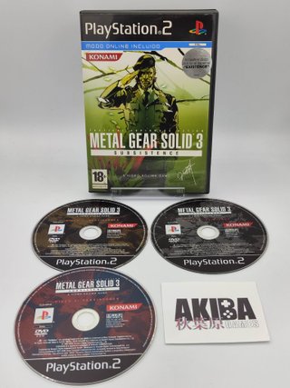 Metal Gear Solid 3: Subsistence PS2 PAL ES