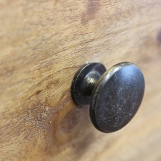 Mobiletto con Cassetto Comodino in Legno Massello