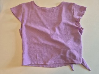 Blusa cruzada The-Are Lila Talla S