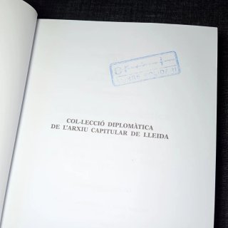 Col·lecció Diplomàtica Arxiu Capitular Lleida 2024