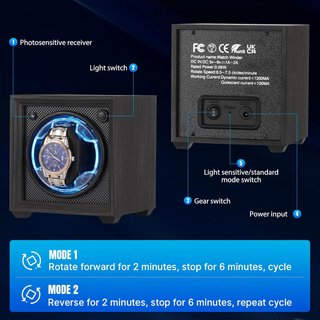 Caja Winder Isili para Relojes Automáticos