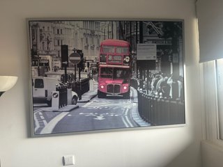 Cuadro Autobús Londres Rojo