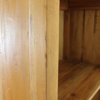 Libreria 3 Ripiani 2 Cassetti 65x33x195cm in Legno