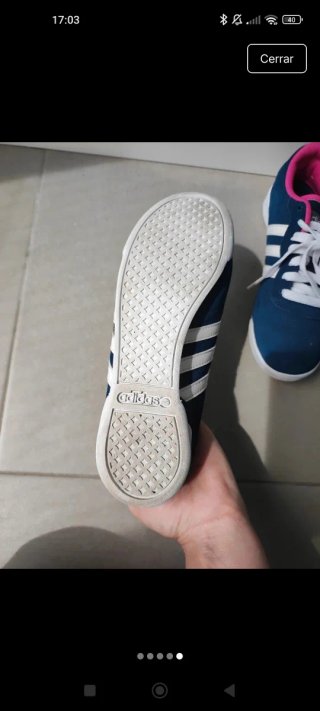 Zapatillas Adidas Azul y Rosa
