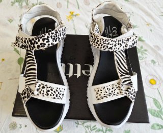 Sandalias Cetti Talla 38 Animal Print