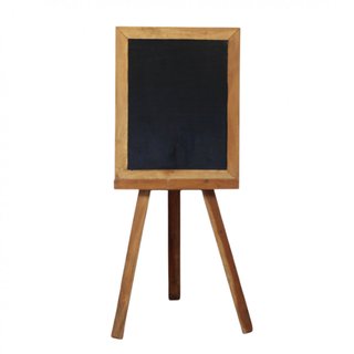 Lavagna con Cavalletto Pieghevole Legno Massello