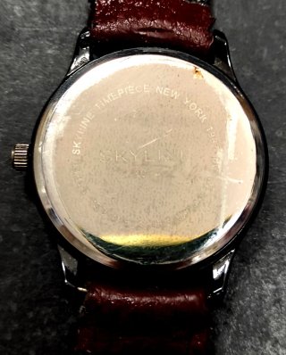 Reloj SKYLINE Marrón y Dorado