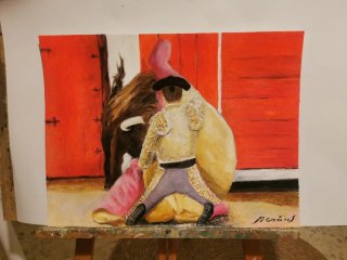 Óleo sobre papel multitécnica Canson