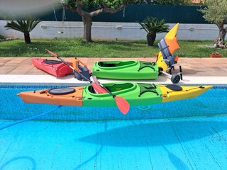 2 Kayaks Desmontables en 3 Módulos