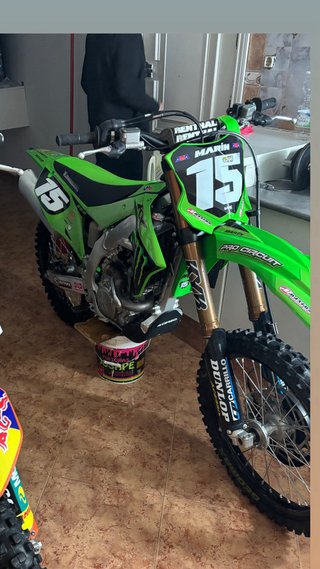 Kawasaki KX250 Motocross Moto Verde 2023